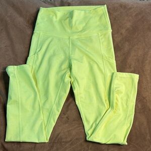 Aerie Neon Yellow Leggings
